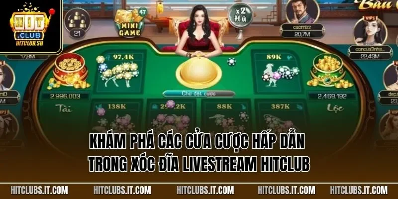 Khám phá các cửa cược hấp dẫn trong xóc đĩa livestream HITCLUB